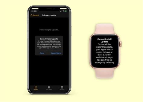 apple watch cannot update.